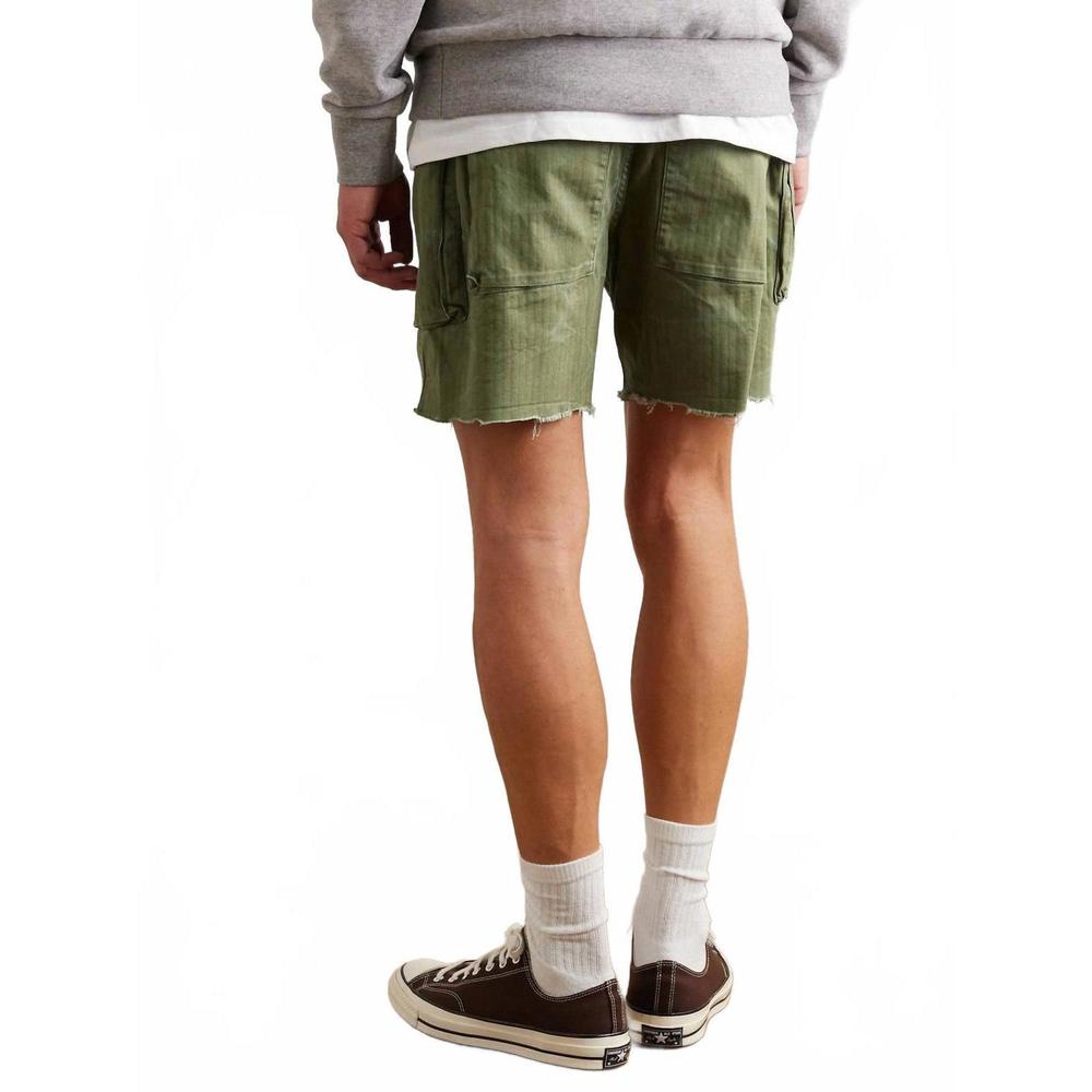 NEW POLO RALPH LAUREN twill cargo short in olive - Picture 2 of 4